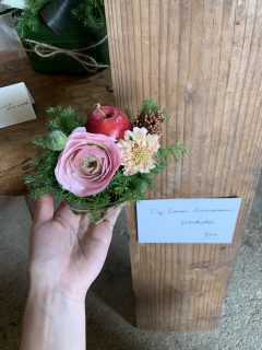 ポマンダーと秋の小さなアレンジきょうしつ 2021.11.23