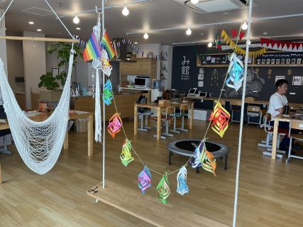 ガーランドづくりきょうしつ　2022.8.5