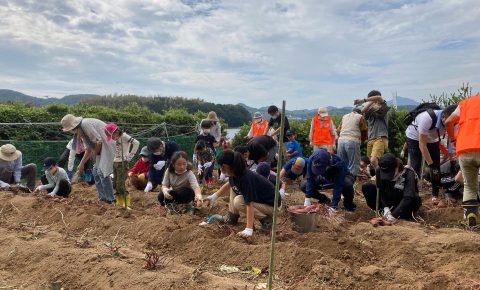 親子で収穫体験きょうしつ