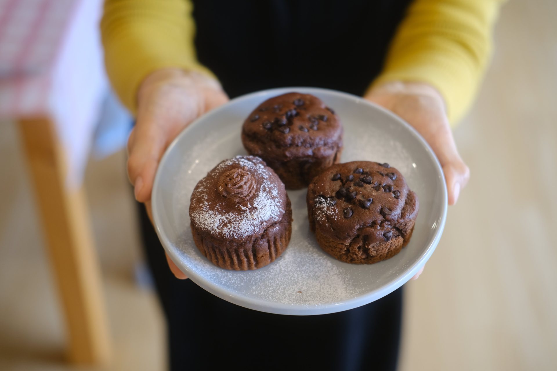 米粉のおやつ　チョコマフィン